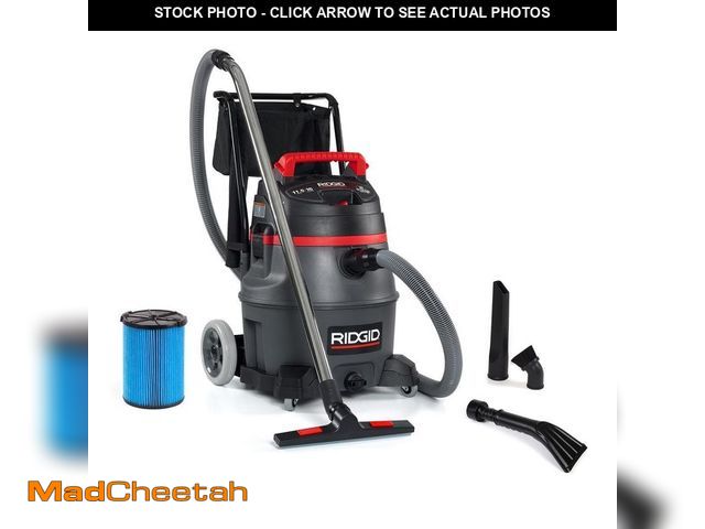 Lot 74-13129671 - RIDGID 16 Gal. 2-Stage Commercial Shop Vacuum Wet Dry Vac with Fine Dust Filter, Pro Hose and Indust...