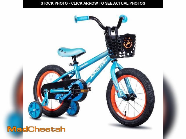 Lot 74-12679252 - JOYSTAR Cervine 14 inch Kids Bike for Boys and Girls, Children Bicycle in Blue - UNUSED