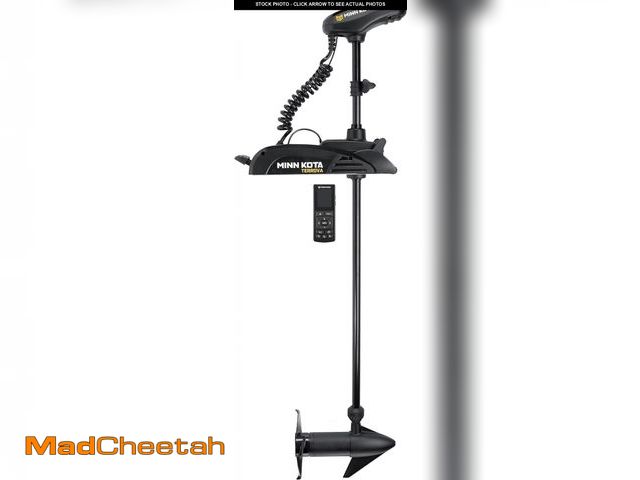 Lot 74-12510377 - Minn Kota Terrova Bow-Mount Electric Trolling Motor with GPS, Spot-Lock - 55 Lb. Thrust, 54 In. Shaf...