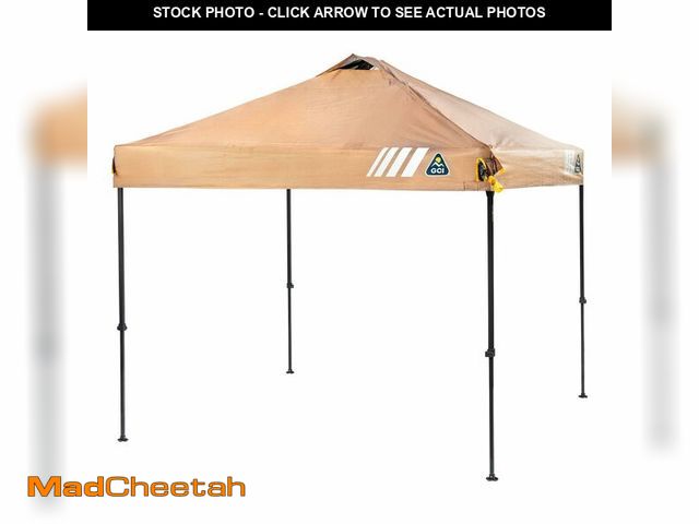 Lot 74-13281613 - GCI Outdoor LevrUp Pop Up Canopy Tent, 8x8, Tan - UNUSED