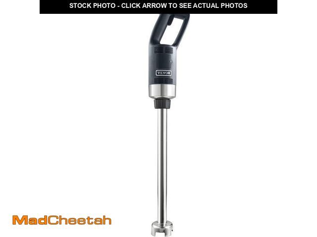 Lot 74-12920647 - VEVOR Commercial Immersion Blender 500-Watt Black Hand Mixer Variable Speed Stick Mixer Multi-Purpos...