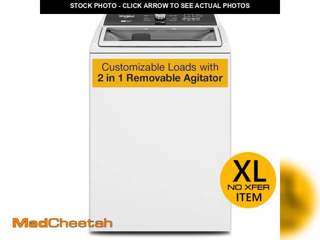 Lot 74-13648233 - Whirlpool 4.7 - 4.8 cu. ft. Top Load Washer in White with 2-in-1 Removable Agitator and Deep Water W...