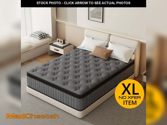 Lot 74-13775073 - HIKOS 12 inch King Mattress in a Box, Cooling Gel Memory Foam Hybrid Mattress with Individually Wrap...