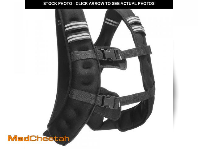 Lot 74-12532183 - SKYSHALO Weighted Vest, Workout Equipment, 12 lbs. Weight Vest with Reflective Stripe, Adjustable Bu...