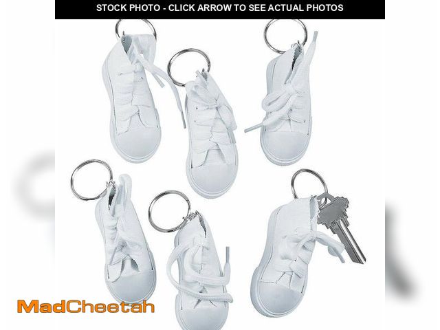 Lot 74-12452617 - DIY Shoe Keychains, makes 12 - Crafts for Kids and Fun Home Activities - UNUSED