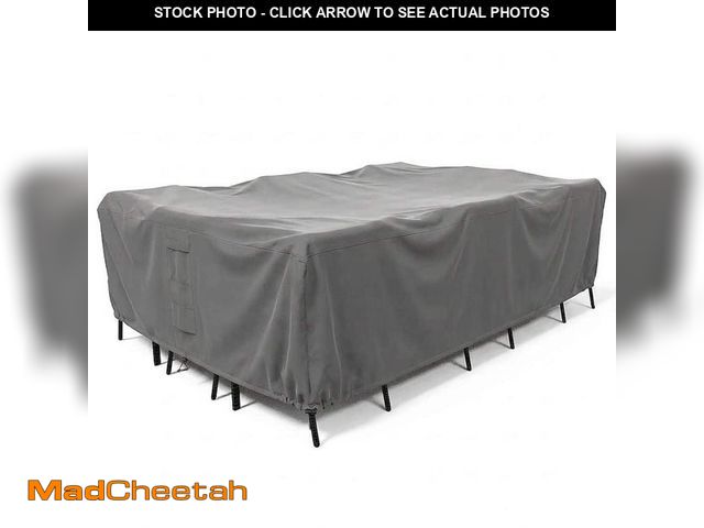 Lot 74-14597769 - KHOMO GEAR Patio Table and Chair Set Cover - Durable and Water Resistant Outdoor Furniture Cover - M...