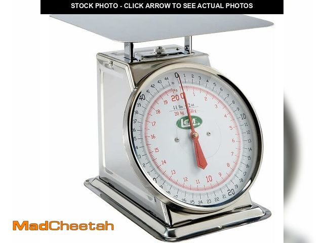 Lot 74-12695710 - LEM Products 44 lb. Stainless Steel Scale, Silver - UNUSED