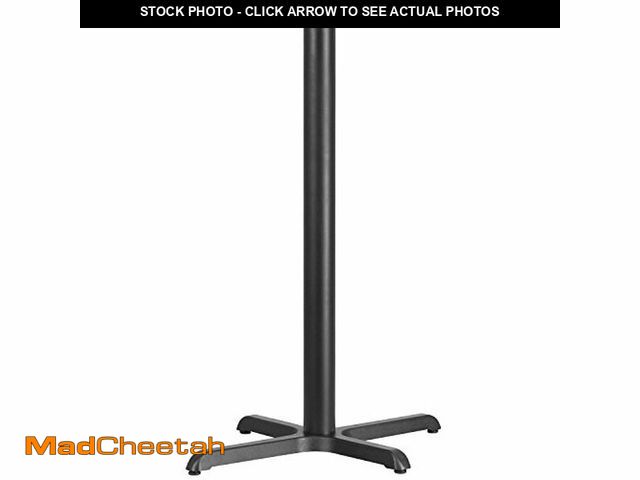 Lot 74-12664315 - Flash Furniture Beverly 23.75" x 30" Restaurant Table X-Base with 3" Diameter Table Height Column, C...