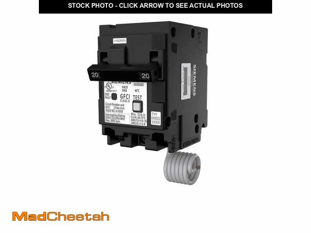 Lot 74-12554841 - QPFB 20 Amp 2-Pole GFCI Circuit Breaker - UNUSED