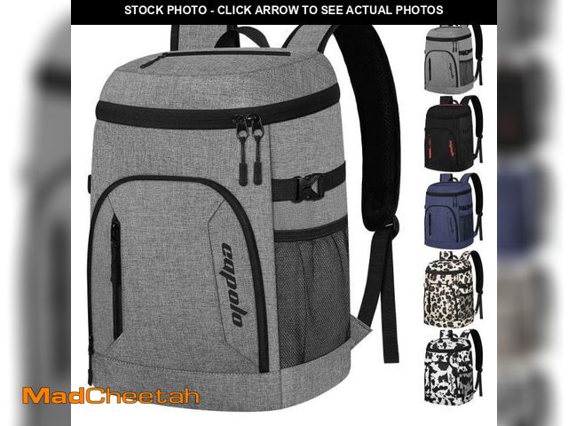 Lot 74-12177772 - Capolo Cooler Backpack 45 Cans, Insulated Thermal Bag Drink Beverage Beer Lunch Camping Travel Picni...