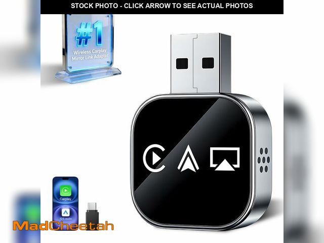 Lot 74-13631903 - Wireless Carplay Adapter Screen Mirroring Adapter for Car Mirror Phone to Car Screen 2026 Auto Linke...