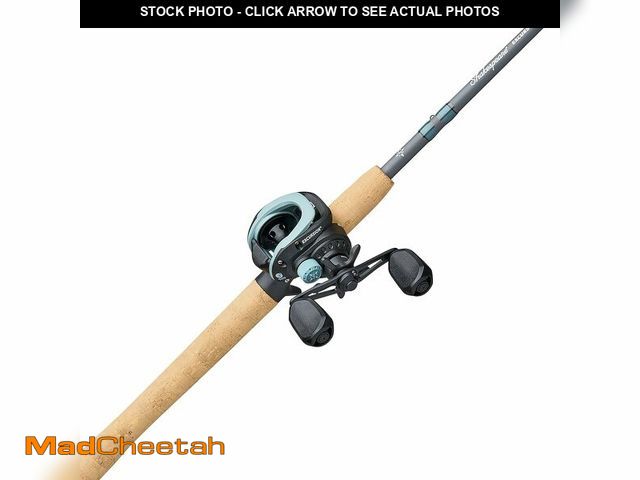 Lot 74-14582111 - Shakespeare Excursion Travel Low Profile Baitcast Reel an 7' 3-Piece Fishing Rod Combo, Carbon Compo...