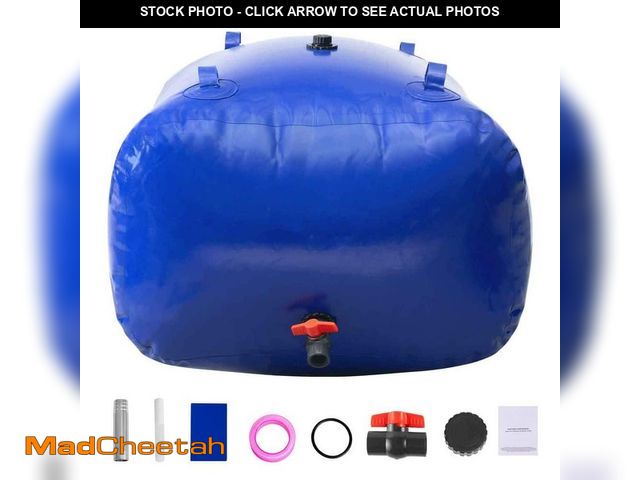 Lot 74-12746779 - SVOPES Water Storage Bladder, 105.7 Gal. (400L) Water Storage Container Tank, 1000D PVC Large Capaci...