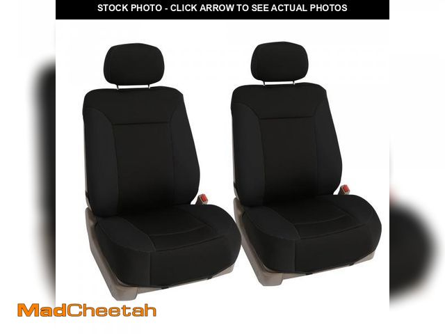 Lot 74-12367485 - FH Group Front Set Neoprene Car Seat Cover for Low Back Seats with Removable Headrest, Universal Fit...