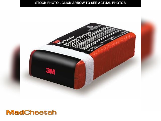 Lot 74-12827506 - 3M Fire Barrier Self-Locking Pillows FB249SL, Small, 2 in x 4 in x 9 in, 24/case - UNUSED