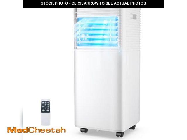 Lot 74-12166871 - Costway 10000 BTU Portable Air Conditioner 3-in-1 Air Cooler Dehumidifier Fan Black FP10111US - USED