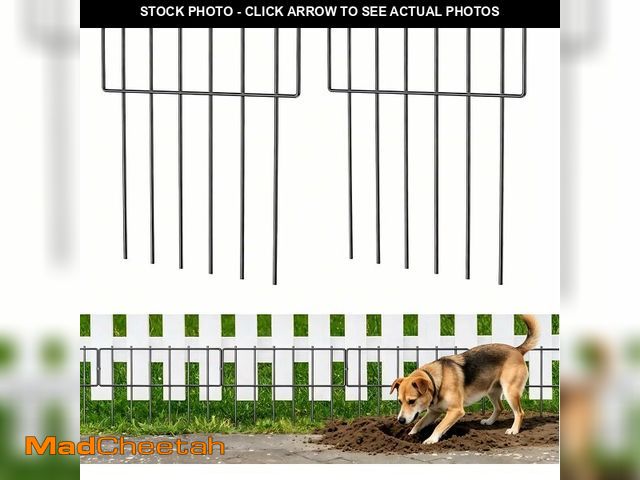 Lot 74-14143118 - 10 Pack Animal Barrier Fence, 17 Inch(H) X 10 Ft(L) Decorative Garden Fencing for Garden. - UNUSED
