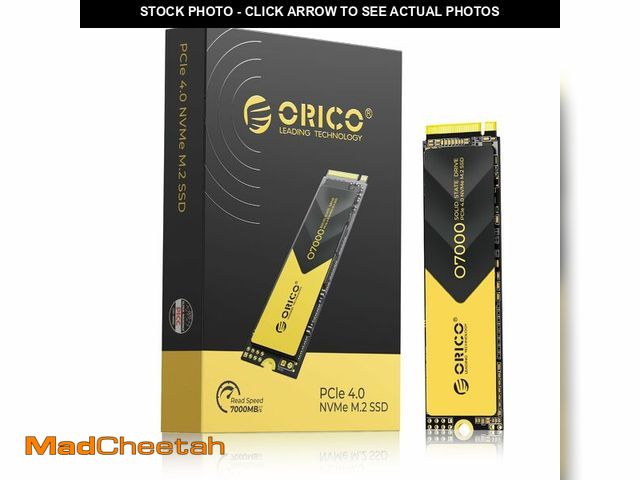 Lot 74-12457408 - ORICO 4TB NVMe SSD PCIe 4.0- Up to 7000MB/s, M.2 SSD 2280 PCIe 4.0X4 Internal Solid State Drive SSD,...