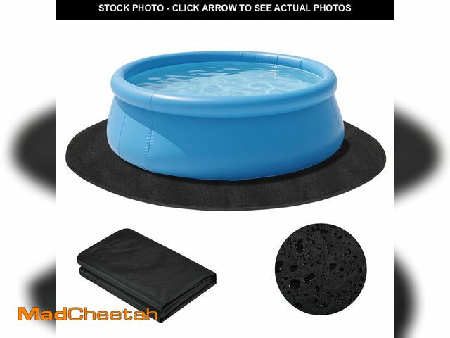 Lot 74-14207369 - CIEOVO 8 FT Round Pool Liner Pad for Above Ground Swimming Pools - Protects Pool Liner Outdoor Pool ...