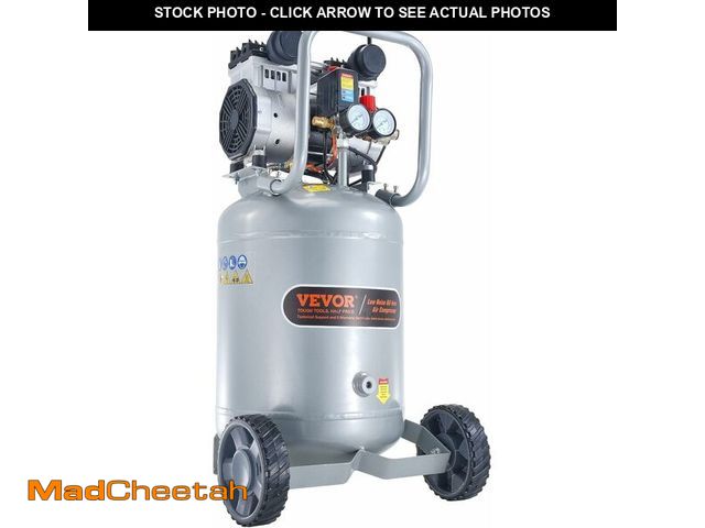 Lot 74-14291323 - VEVOR 13-Gallon Air Compressor, 2HP, 4.6 SCFM@90PSI, Oil-Free Tank, 66dB Quiet Operation, Ideal for ...