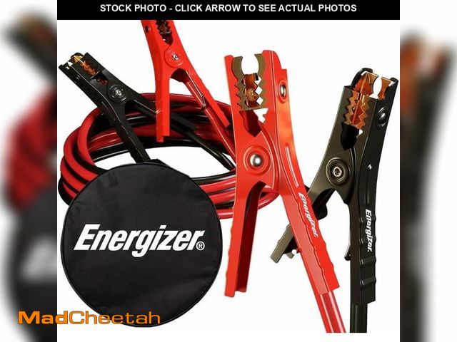 Lot 74-14087815 - Energizer 16-Foot 6-Gauge Heavy Duty Jumper Cables - UNUSED
