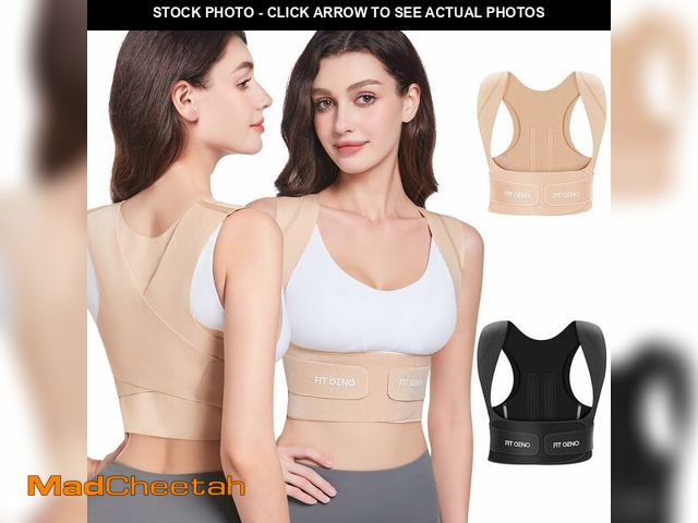 Lot 74-13624768 - Fit Geno Posture Corrector for Women Invisilite: Invisible Lightweight Back Brace for Neck Shoulder ...