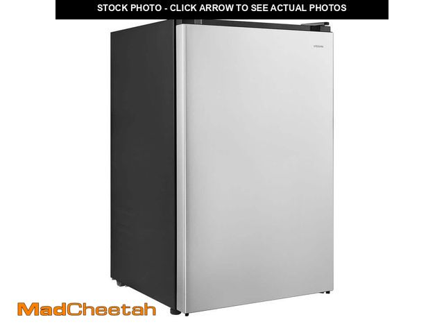 Lot 74-12932833 - Vissani 4.3 cu. ft. Mini Refrigerator in Stainless Steel, ENERGY STAR - UNUSED