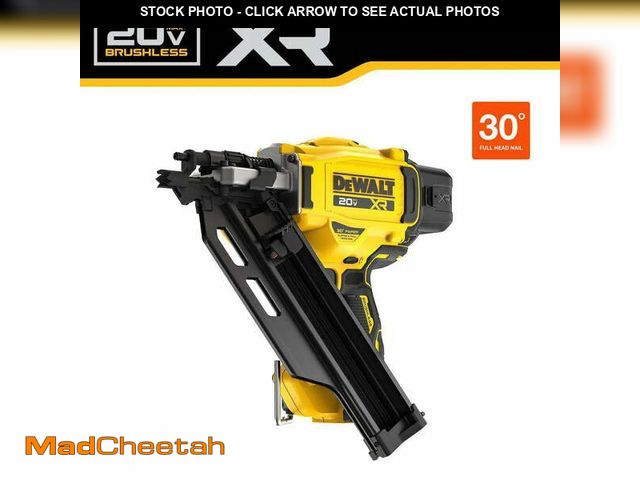 Lot 74-12790415 - DeWalt 20-Volt Cordless Collated Framing Nailer, 30 Degree Angle, Tool Only - UNUSED