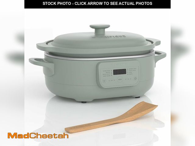 Lot 74-14236924 - MAGNIFIQUE 4 Quart Programmable Casserole Slow Cooker, 8-in-1 Multi Cooker with Removable Non-Toxic ...