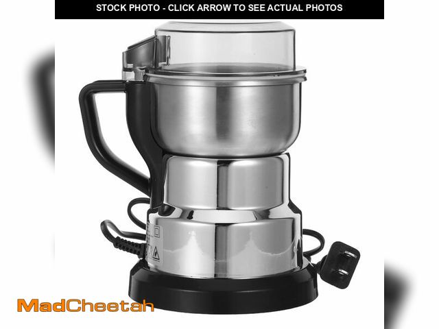 Lot 74-13541171 - Cabilock Electric Grain Grinder Multifunctional Stainless Steel Flour Mill Grinder Home Use with Pow...