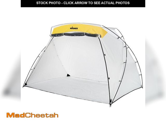 Lot 74-14393445 - Spray Shelter 9 ft. x 6 ft. White Polyester - UNUSED
