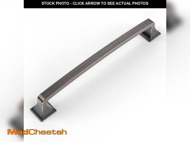 Lot 74-12303206 - Amerdeco 10 Pack Oil Rubbed Bronze 10 Inch(254mm) Hole Centers Kitchen Cabinet Pulls Hardware Kitche...