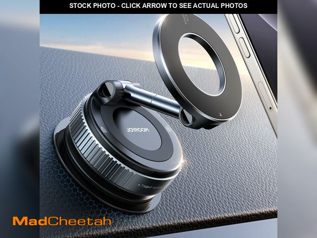 Lot 74-12455232 - JOYROOM Magsafe Suction Cup Phone Mount, Vacuum Magnetic Phone Holder for Car, 360ÃÂ° Metal Strut M...
