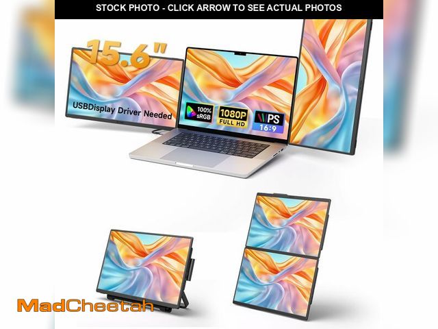 Lot 74-13716280 - JSAUX FlipGo Horizon Pro Laptop Screen Extender 15.6 Inch, Patented Snap-Lock Technology, 1080P FHD ...