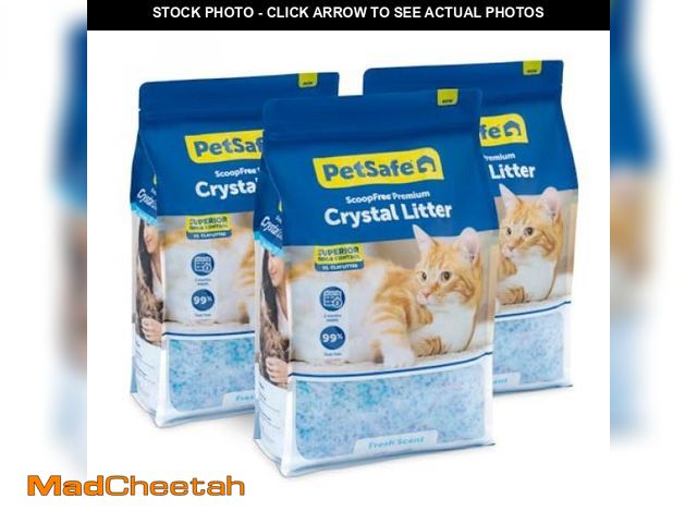 Lot 74-12510426 - PetSafe ScoopFree Premium Crystal Cat Litter - Ultra-Absorbent Silica Universal Litterbox Crystals -...