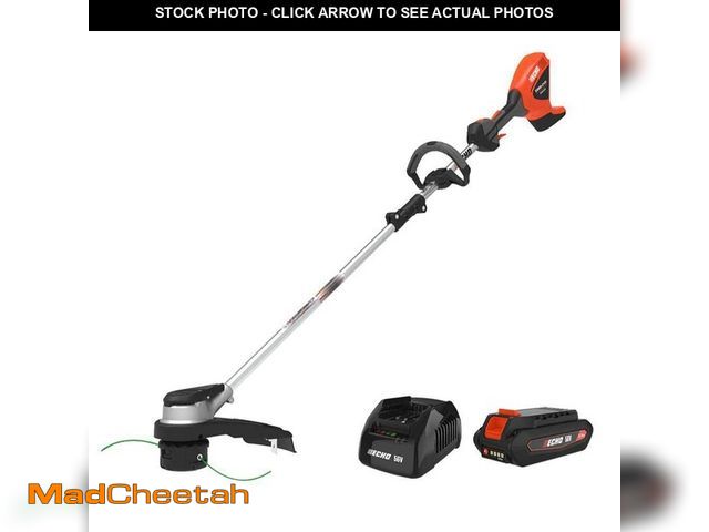 Lot 74-14347391 - (MISSING BATTERY) ECHO 56V 16 in. Brushless Cordless Battery Straight Shaft String Trimmer with Spee...