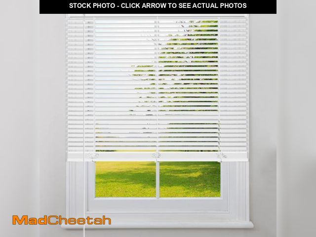 Lot 74-12265611 - LUCKUP Cordless Mini Blinds Horizontal Venetian Blinds Vinyl Window Shades Light Filtering Privacy R...