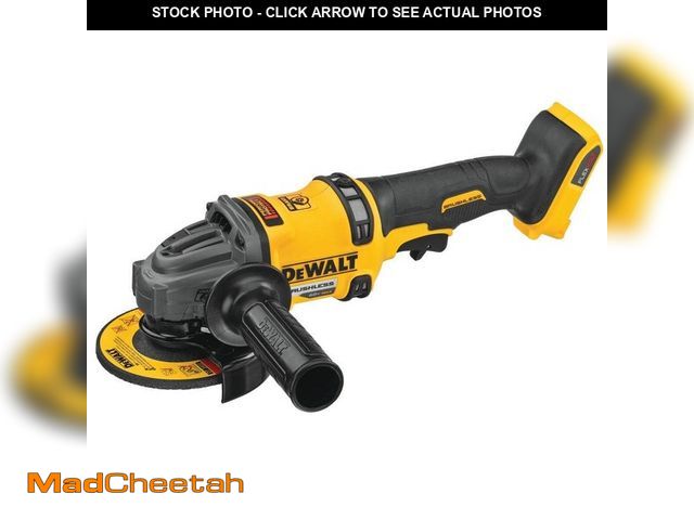 Lot 74-12464937 - *SEE DETAILS* DEWALT FLEXVOLT 60V MAX Cordless Brushless 4.5 in. to 6 in. Small Angle Grinder with K...