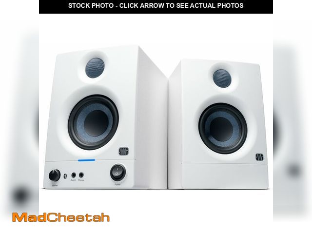 Lot 74-13803394 - PreSonus Eris 3.5BT Studio Monitors, Pair Ã¢â¬â 3.5" Inch Powered Speakers, Bookshelf Speakers, S...