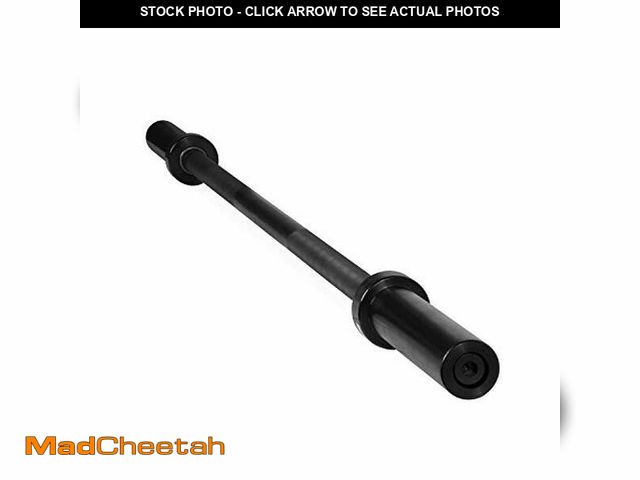 Lot 74-12759956 - CAP Barbell 5-Foot Solid Olympic Bar, Black (2-Inch) - UNUSED