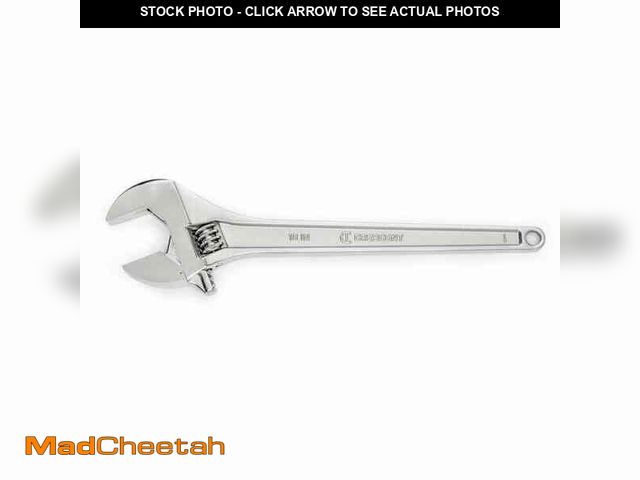 Lot 74-13771693 - Crescent 18 in. Chrome Adjustable Wrench - UNUSED