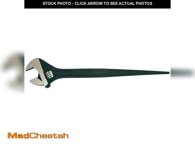 Lot 74-12804074 - Crescent 16 in. Black Oxide Adjustable Construction Wrench - UNUSED