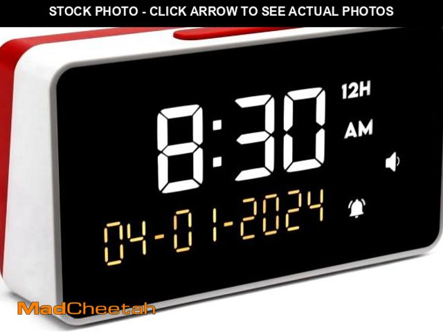 Lot 74-11557380 - Talking Clock - Extra Loud Time and Date - for Elderly, Dementia, Hearing or Visually Impaired Senio...