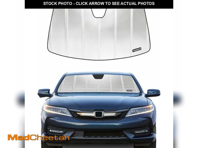 Lot 74-14348155 - Pigenius Windshield Sun Shade for Honda Accord Coupe 2016-2017 with Automatic High Beams. Reflective...