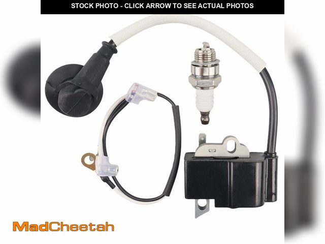 Lot 74-13956653 - 1135 400 1308 Ignition Coil with Spark Plug for Stihl MS341 MS361 Chainsaw Replaces 1135 400 1300,11...