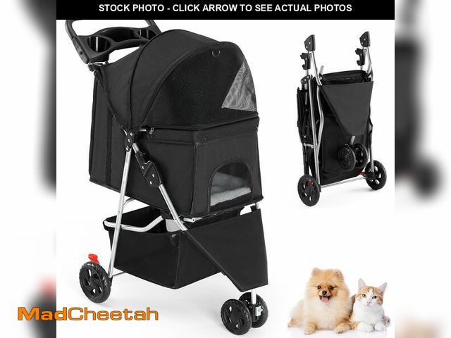 Lot 74-13800725 - Sweetcrispy Pet Stroller for Dogs and Cats | Foldable, Lightweight, and Durable | Ideal for Small to...