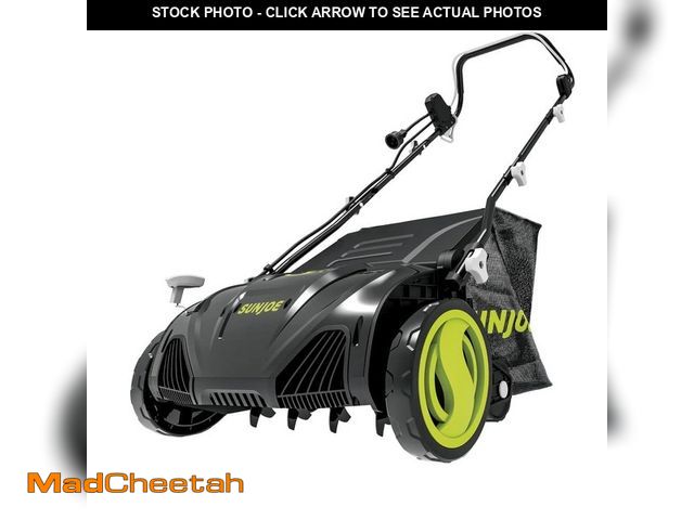 Lot 74-14439465 - 15 in. 13 Amp Electric Lawn Dethatcher with Collection Bag - UNUSED
