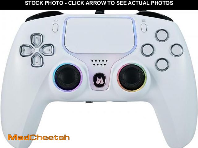 Lot 74-12329736 - NBCP Wired PS5 Controller - Gaming Controller for PlayStation 5, PS4, PC/Steam, Turbo &amp; Linear H...