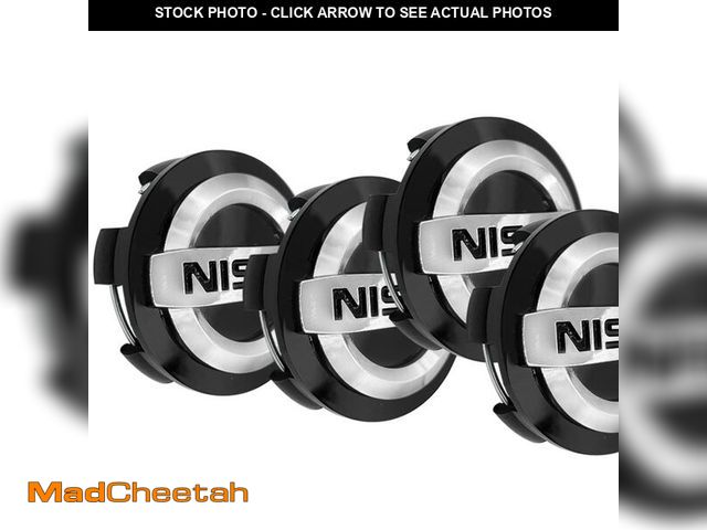 Lot 74-14472382 - 4PCS Wheel Center Caps Compatible with Nissan Altima Rogue Murano Maxiam Kicks Frontier, 60mm/2.36" ...