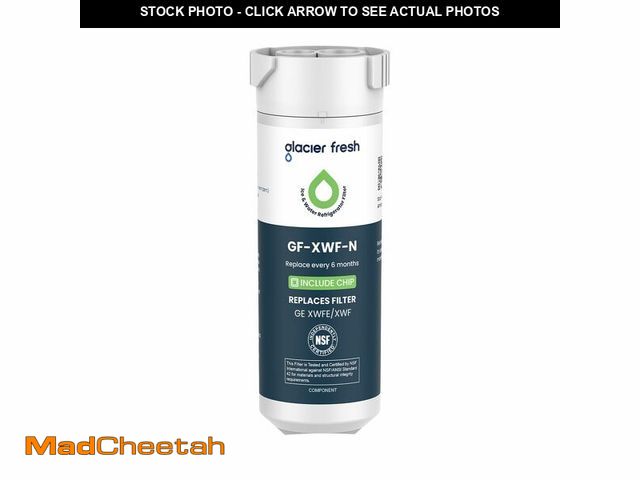 Lot 74-14290549 - GLACIER FRESH Water Filter Compatible with XWFE (Built-in CHIP), Replacement for GE XWFE, XWF Refrig...